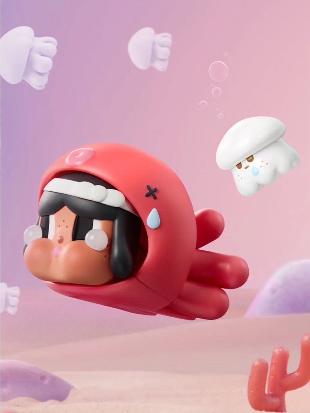 CRYBABY Cry Me an Ocean Series Figures- confirmed box The octopus 🐙
